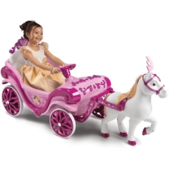 Huffy Disney Princess Kutsche 6V, Pink