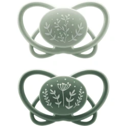 Nip® Schnuller First Moments "My Butterfly" - Grün, Aus Silikon, Größe 1 (0-6 Monate)