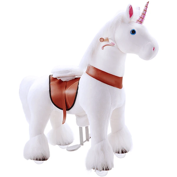 PonyCycle® Weißes Einhorn Mit Bremse - Groß 1 PonyCycle® Weißes Einhorn Mit Bremse - Groß