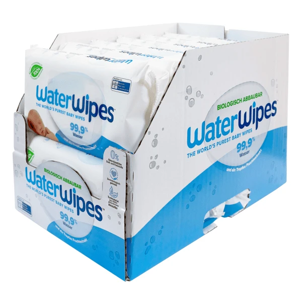 WaterWipes Babyfeuchttücher, Biologisch Abbaubar, 12 X 60 Tücher (720 Stk) 1 WaterWipes Babyfeuchttücher, Biologisch Abbaubar, 12 X 60 Tücher (720 Stk)